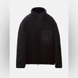 Fendi Reversible teddy fleece and canvas jacket